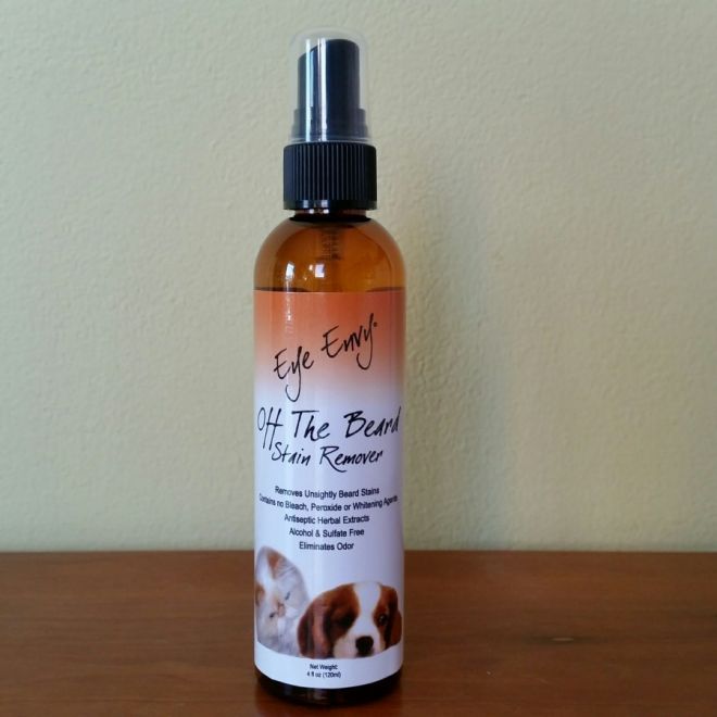 Eye Envy Off The Beard Stain Remover Spray condizionanti shampoo secco profumi 4 Beauty di Simonelli Rosaria Prodotti per gatti pet products 4 Beauty e un marchio di Madeinitaly Milano