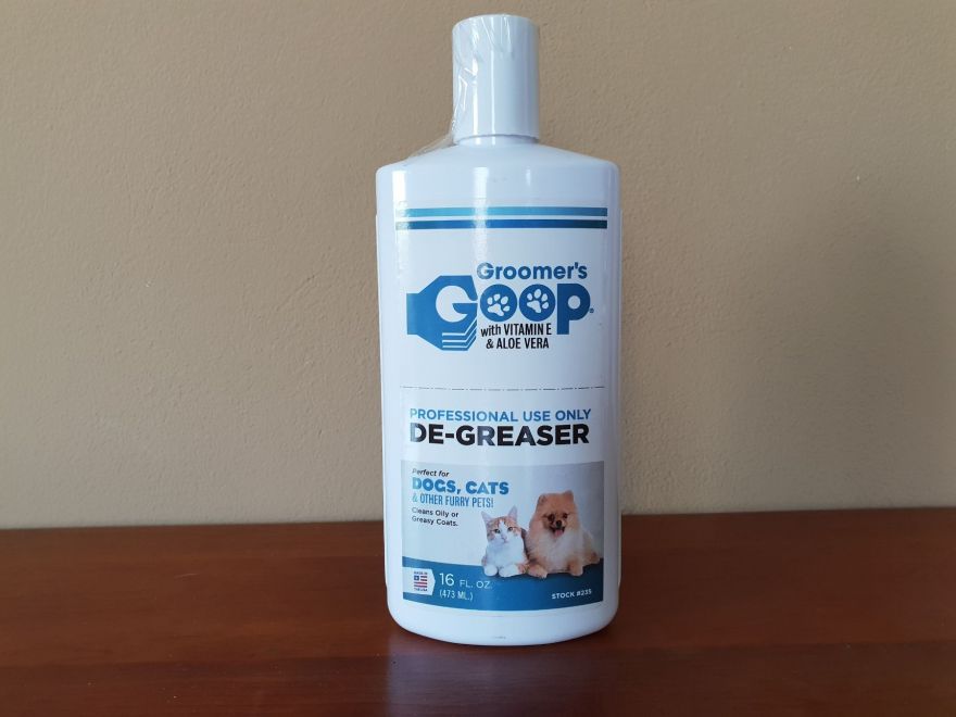 Groomer's Goop Degreaser Liquid - Cleans Oily Coats