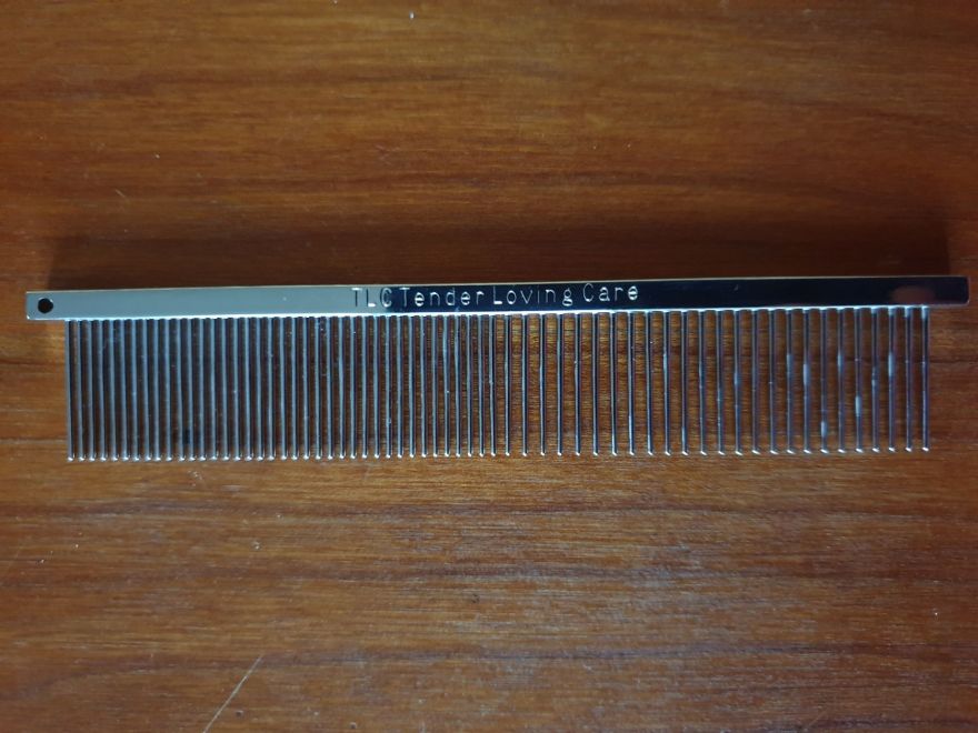 Pettinino cromato 12cm - denti 2 cm