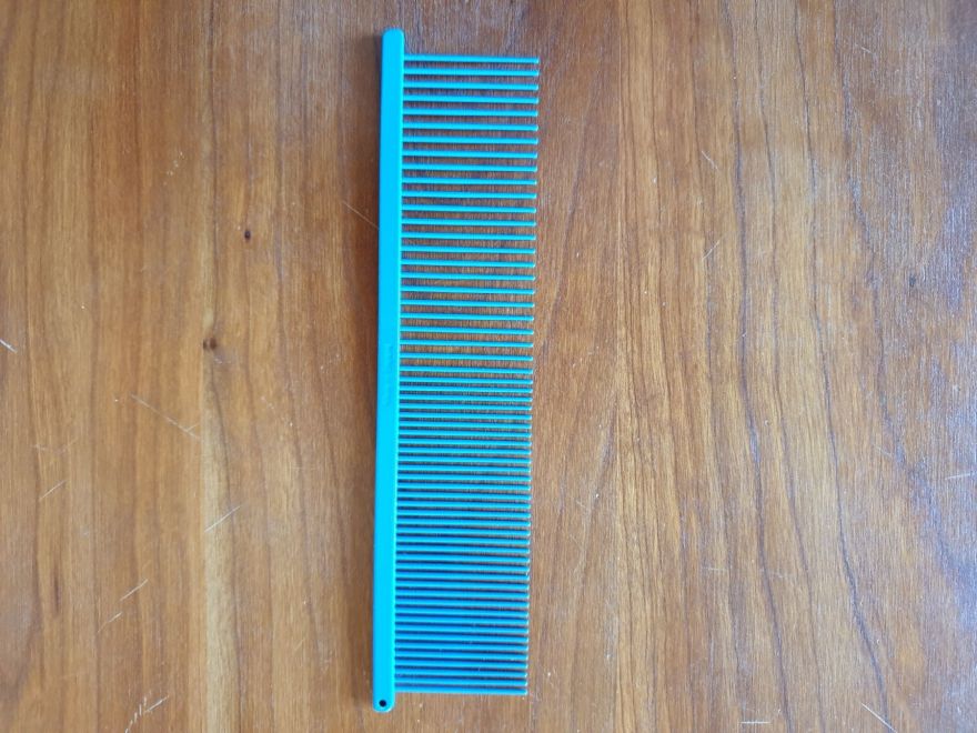 Pettine metallico lunghezza cm 19 con denti lunghi (4cm) Sparkling